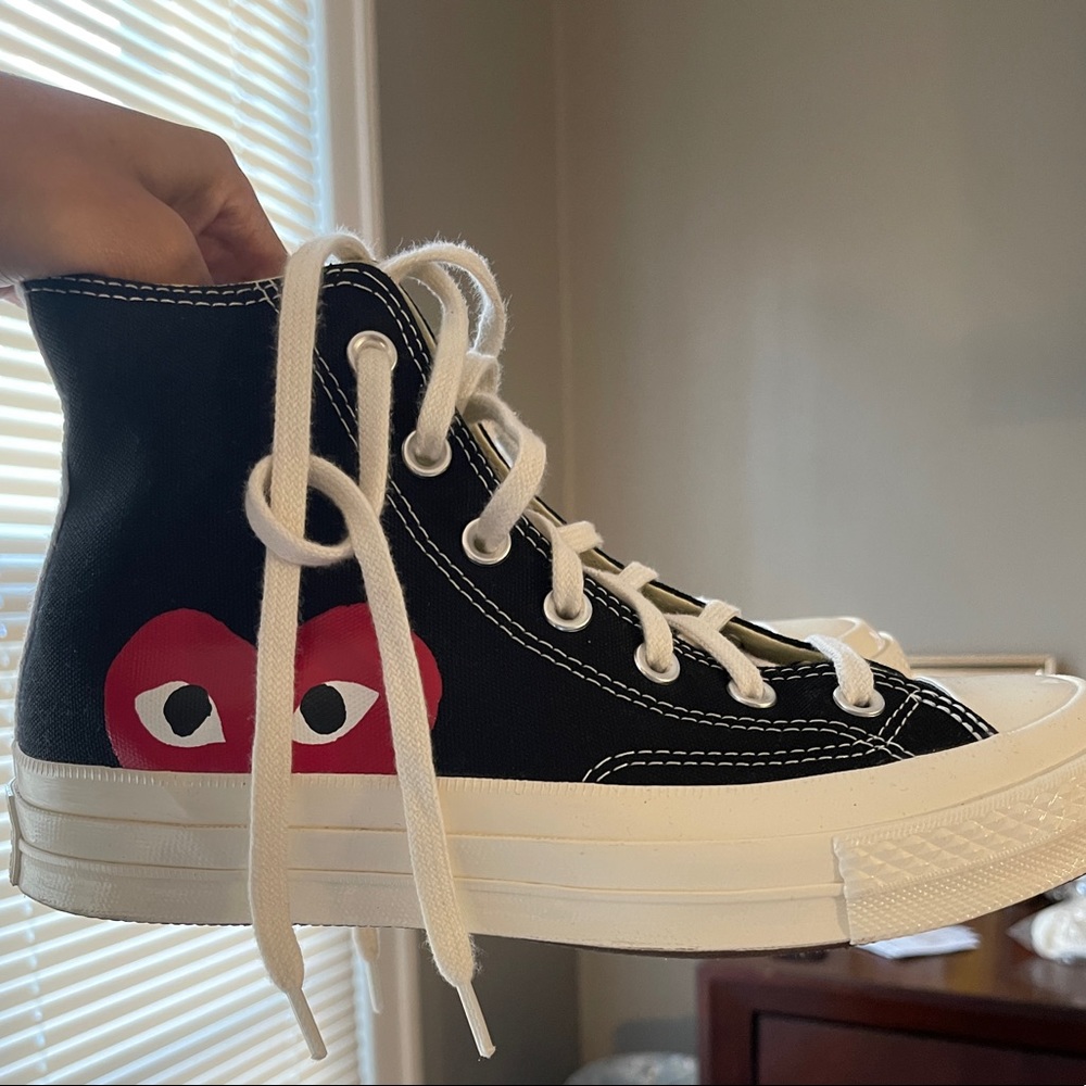 Converse x Comme des Garcons Black High Tops